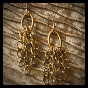 little chain dangling earrings